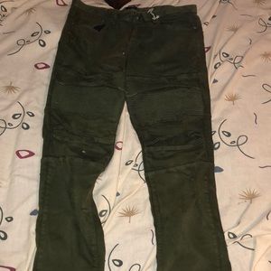 army green cargo men’s jean size 36